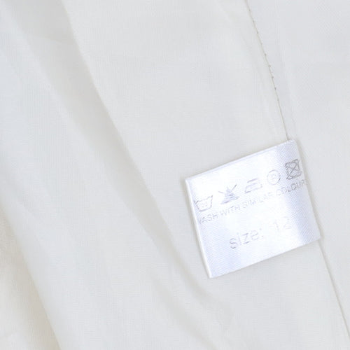 Ronit Zilkha Beige Trench Coat Size 12 Belted Classic