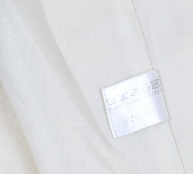 Ronit Zilkha Beige Trench Coat Size 12 Belted Classic