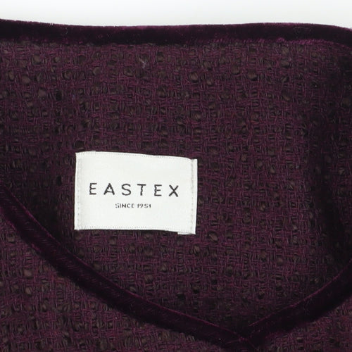 Eastex Purple Tweed Jacket, Size 10, Classic Style