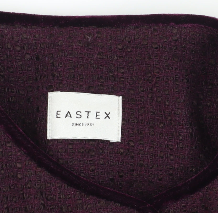 Eastex Purple Tweed Jacket, Size 10, Classic Style