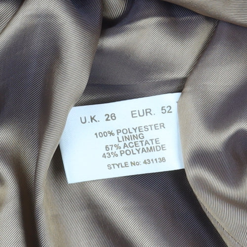 Ann Harvey Black Full Zip Basic Jacket, Size 26