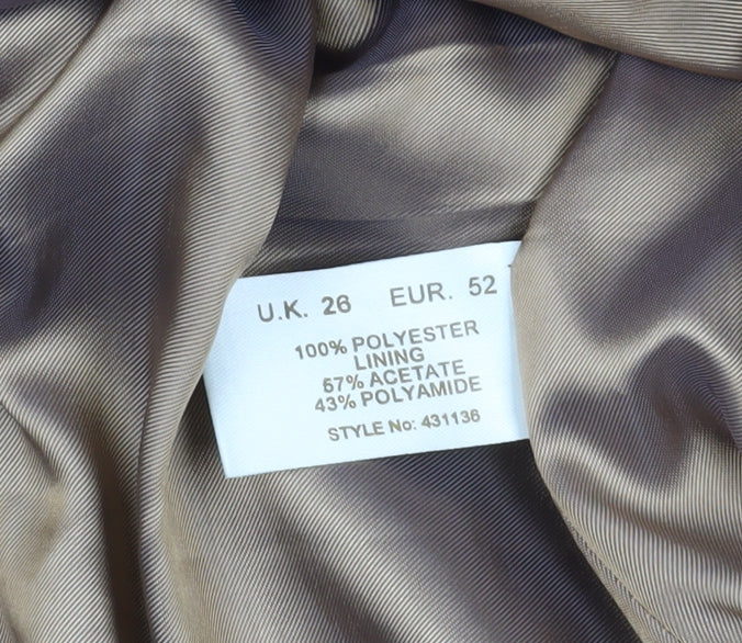Ann Harvey Black Full Zip Basic Jacket, Size 26