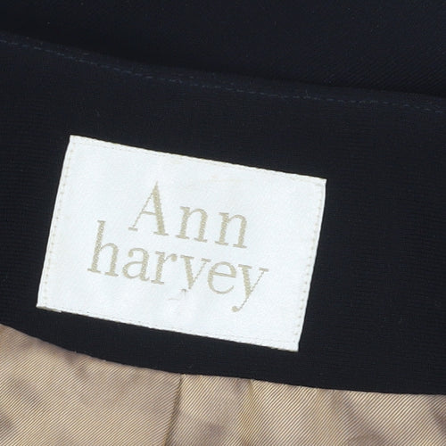 Ann Harvey Black Full Zip Basic Jacket, Size 26