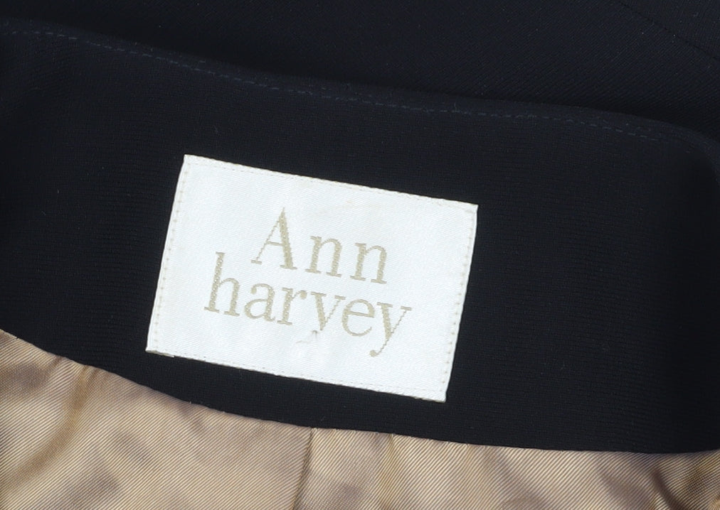 Ann Harvey Black Full Zip Basic Jacket, Size 26