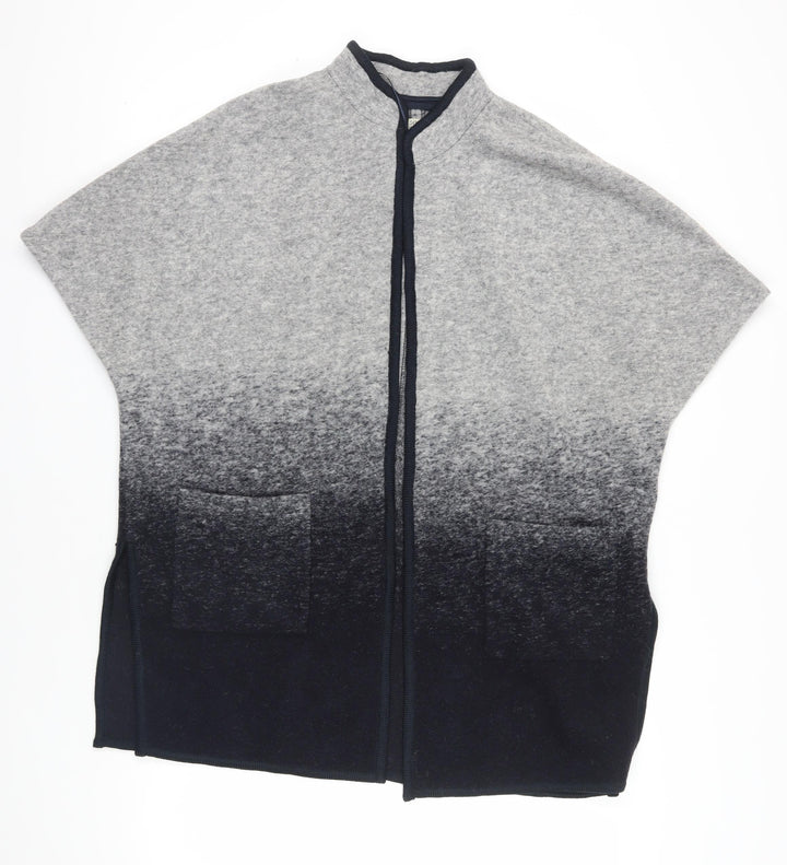 Maison Cinqcent Grey Wool Blend Cape - Size L