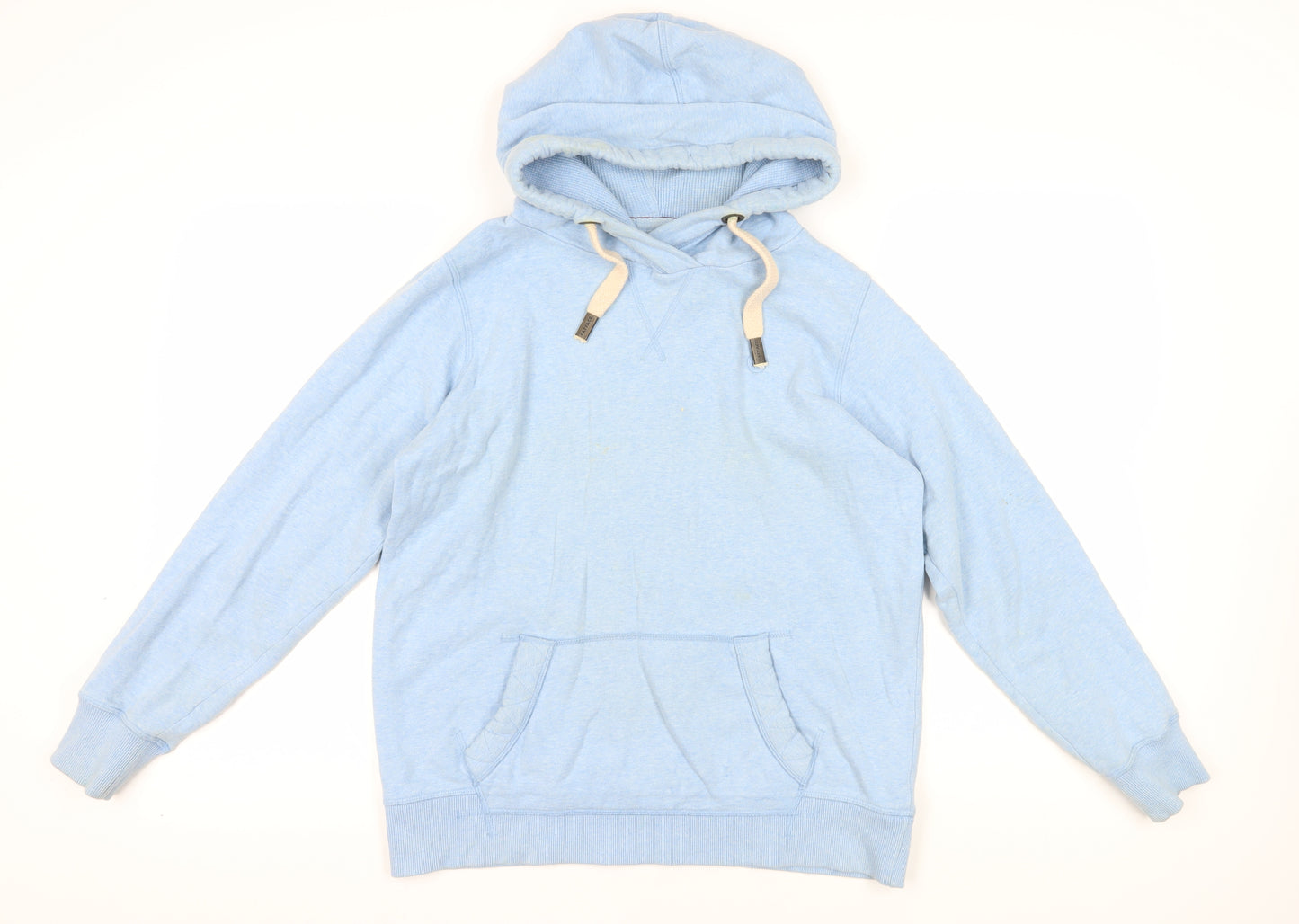 Fat Face Blue Cotton Hoodie - Size 10