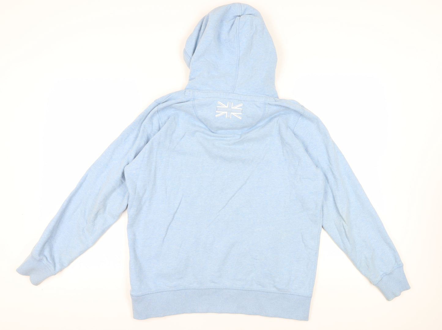 Fat Face Blue Cotton Hoodie - Size 10