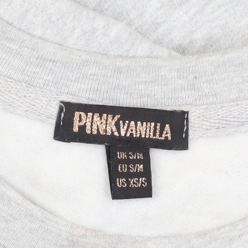 Pink Vanilla Grey S/M Motorcycle Sweatshirt