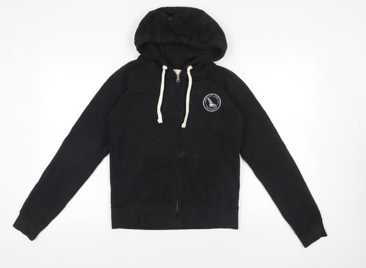 SoulCal & Co Black Full Zip Hoodie, Size M, Hooded