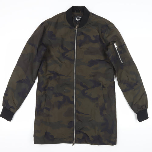 Brave Soul Camo Bomber Jacket - Small