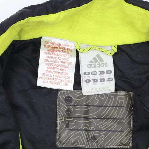 Adidas Boys Black Track Jacket 11-12 Years