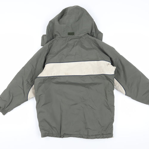 Alpine Snowsport Green Parka Jacket with Hood