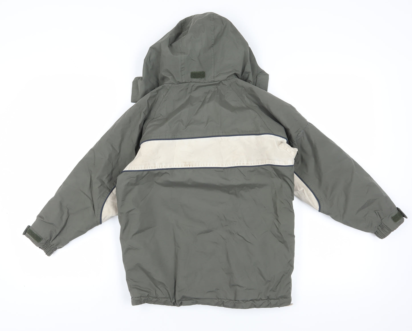 Alpine Snowsport Green Parka Jacket with Hood