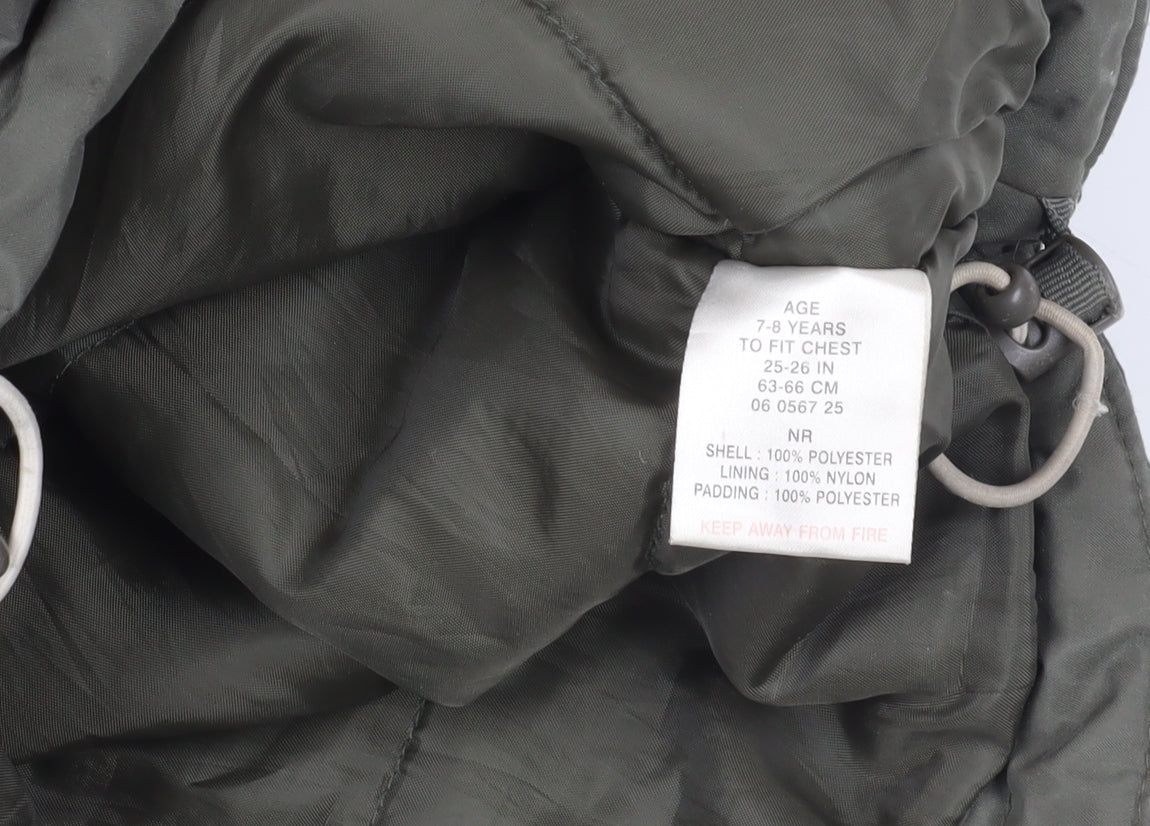 Alpine Snowsport Green Parka Jacket with Hood