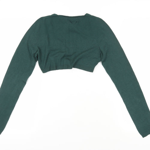 Miss Sixty Green V-Neck Shrug, M, New with Tags