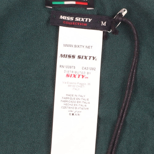 Miss Sixty Green V-Neck Shrug, M, New with Tags