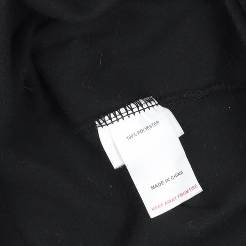 Peter Storm Black Henley Fleece Sweatshirt Size 12