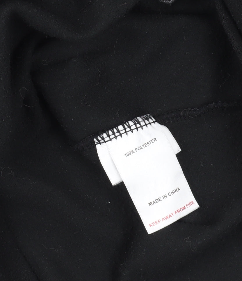 Peter Storm Black Henley Fleece Sweatshirt Size 12