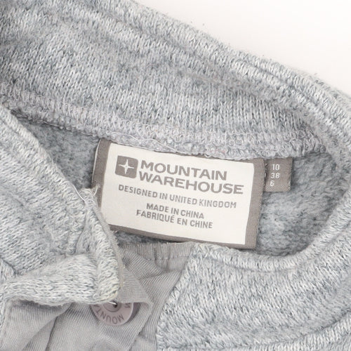 Mountain Warehouse Grey Henley Sweatshirt Size 10