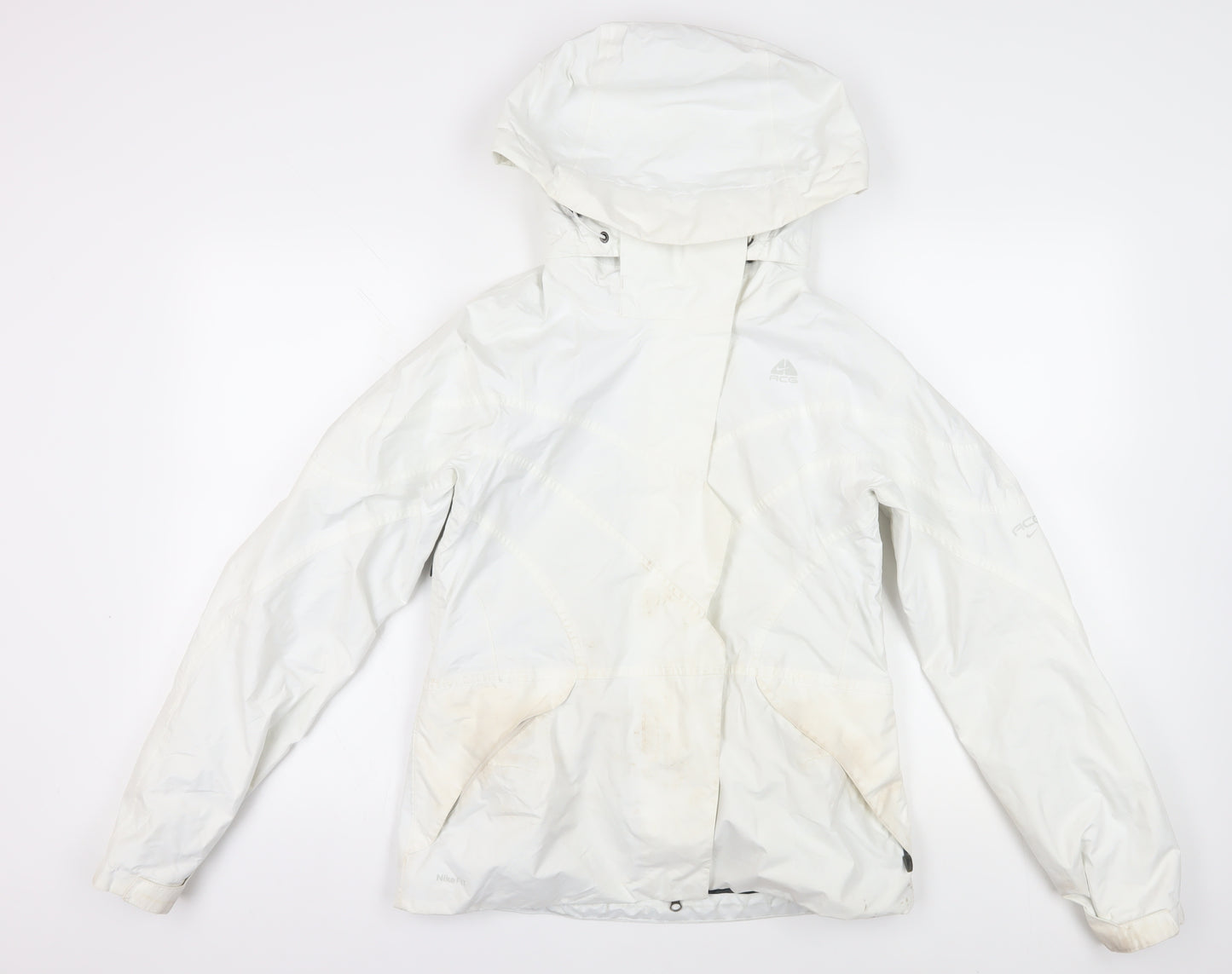 Nike ACG White Waterproof Jacket M Women's Hooded