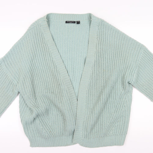 Brave Soul Green Chunky Knit Cardigan L