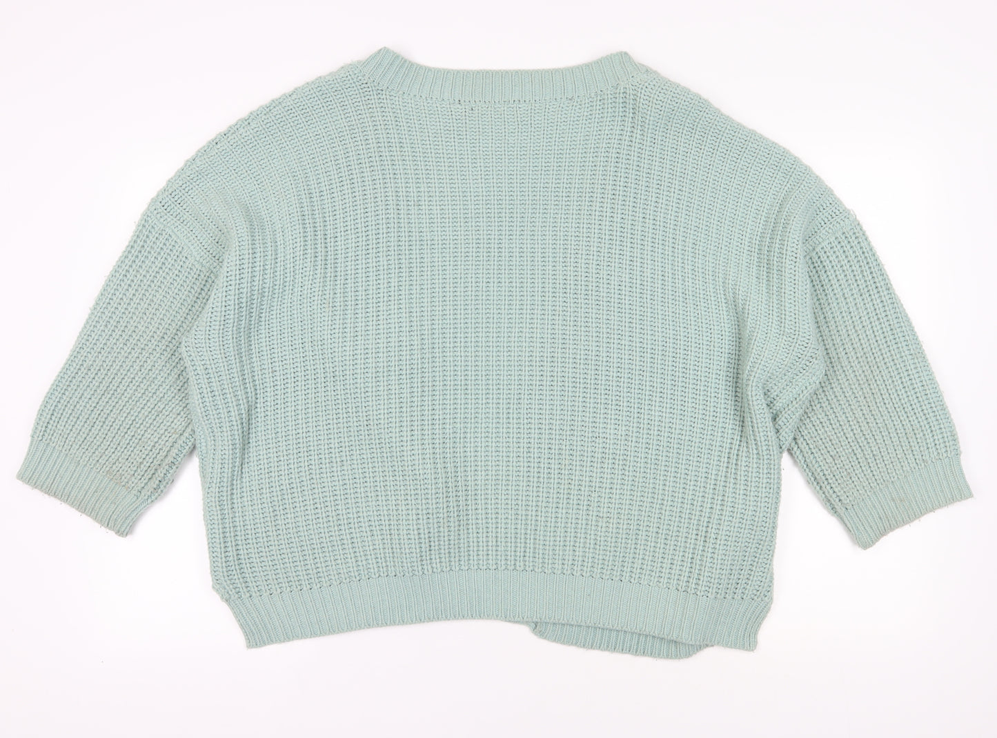 Brave Soul Green Chunky Knit Cardigan L