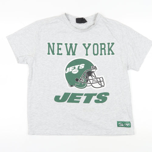 NFL New York Jets Grey T-Shirt, Unisex, Size S, Casual Wear