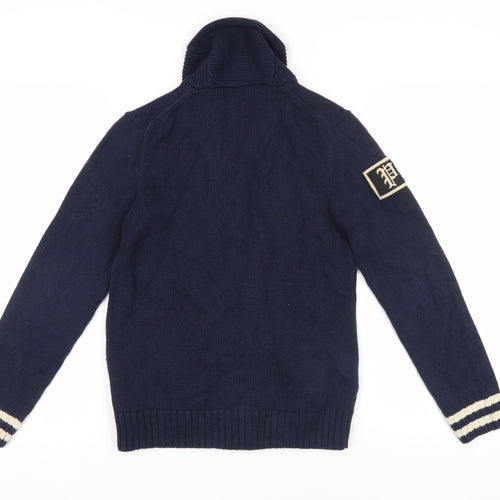 Ralph Lauren Navy Cardigan L Teens Nautical Style