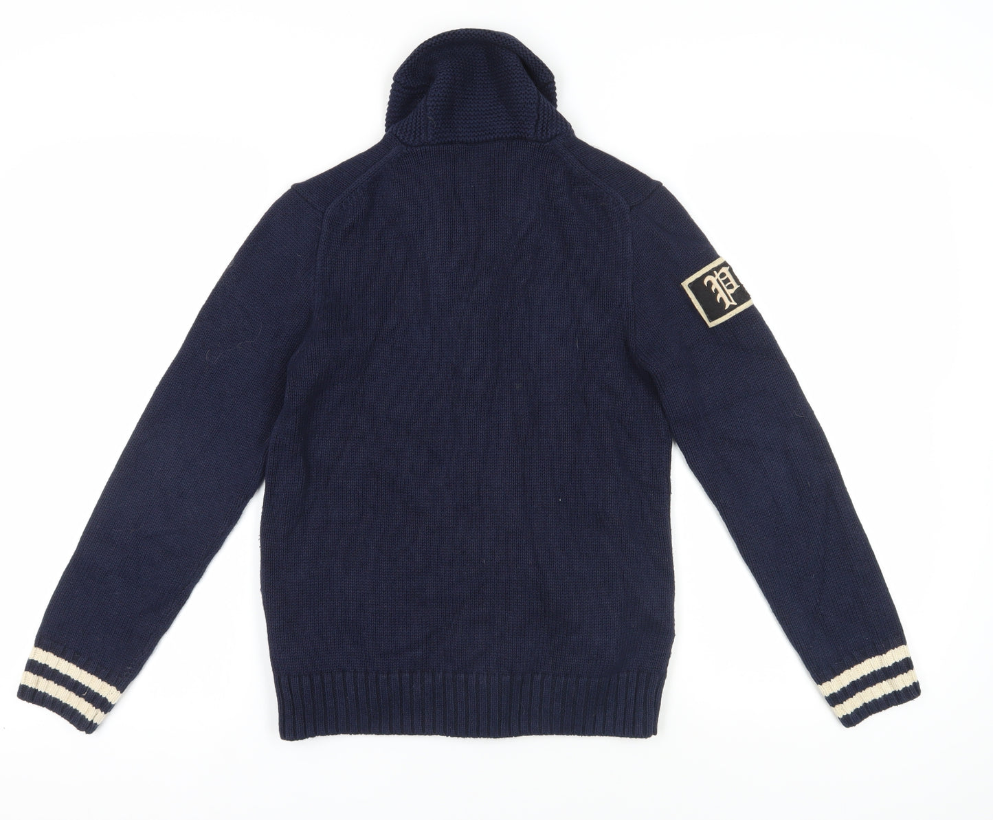 Ralph Lauren Navy Cardigan L Teens Nautical Style