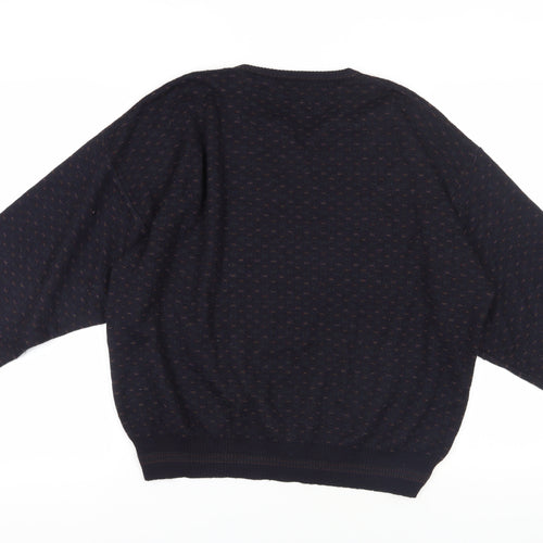 Preswick & Moore Black V-Neck Pullover XXL Jumper