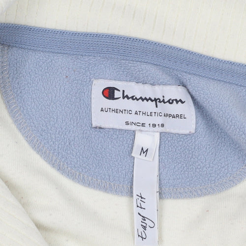 Champion Ivory Full Zip Sweatshirt M Women