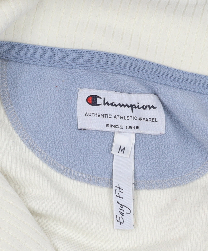 Champion Ivory Full Zip Sweatshirt M Women