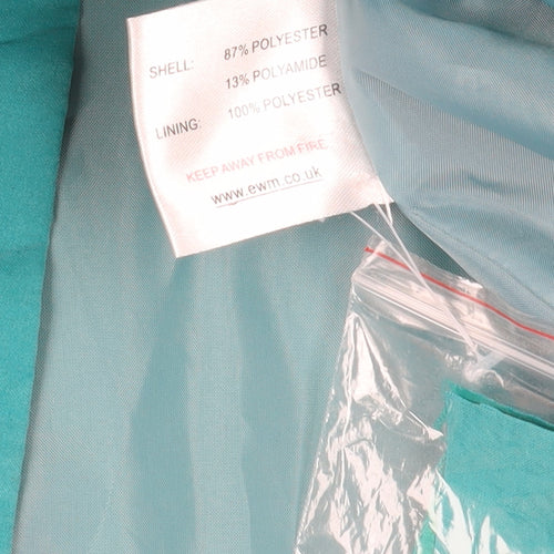 Isle Green Buttoned Mid-Length Coat Size 16