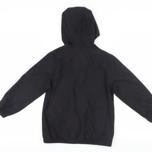 McKenzie Boys Black Hooded Windbreaker 10-12 Years