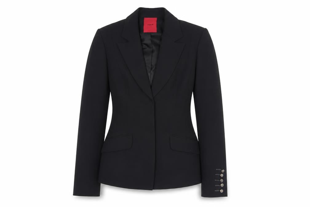 Front view of Joseph Black Suit Jacket, size 8, - Tailored Elegance