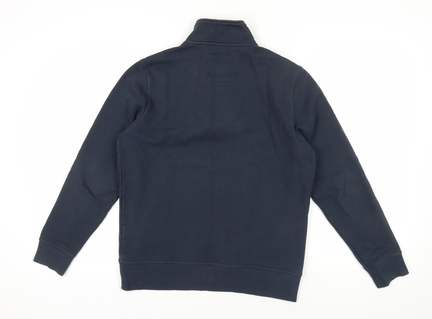 Crew Clothing Men's Blue Zip Sweatshirt M - Warm & Stylish