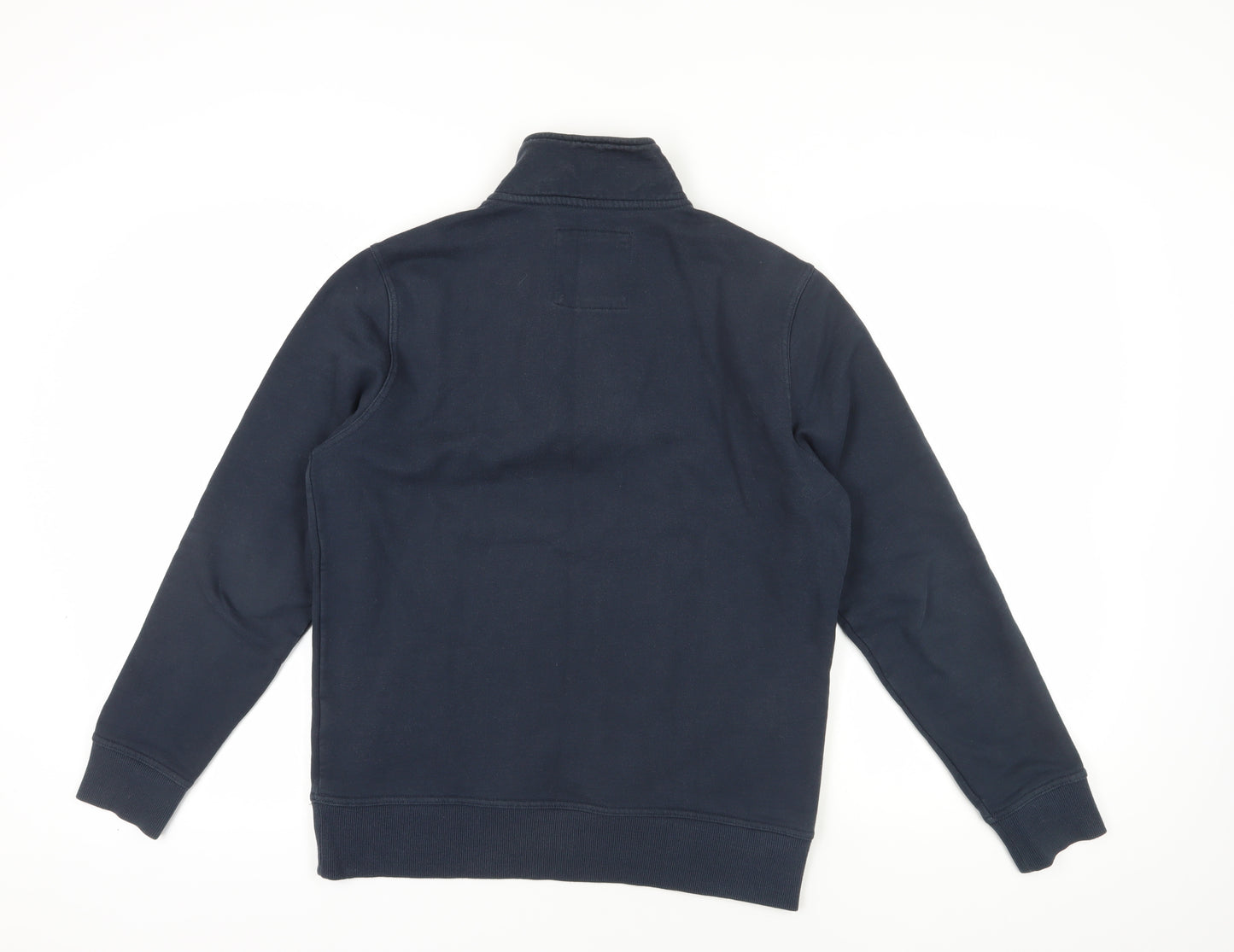 Crew Clothing Men's Blue Zip Sweatshirt M - Warm & Stylish