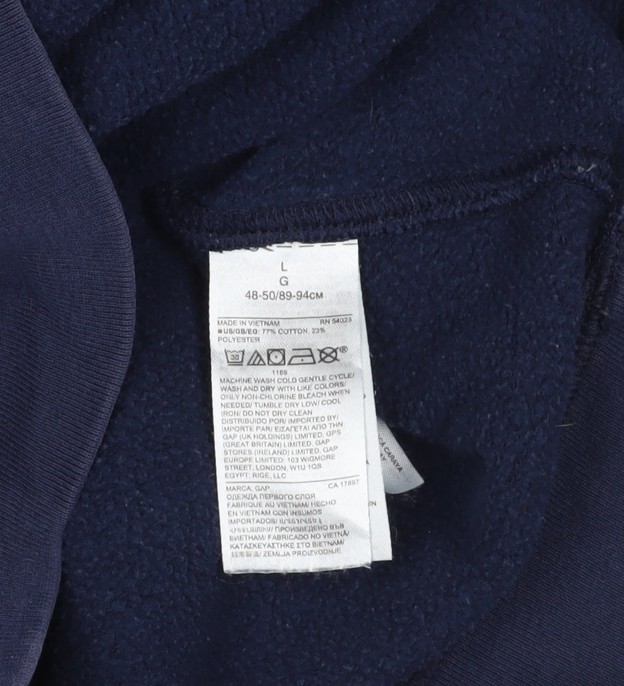 GAP Blue Sweatshirt L Pullover - Warm & Stylish