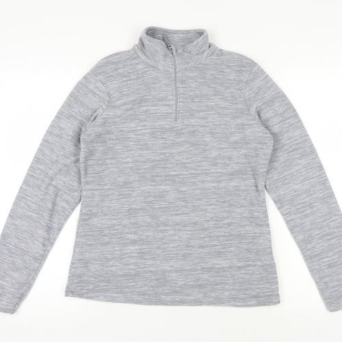 Mountain Warehouse Grey 1/4 Zip Sweatshirt UK 10