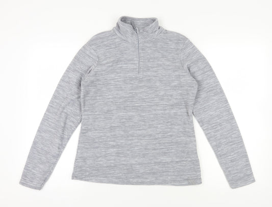 Mountain Warehouse Grey 1/4 Zip Sweatshirt UK 10