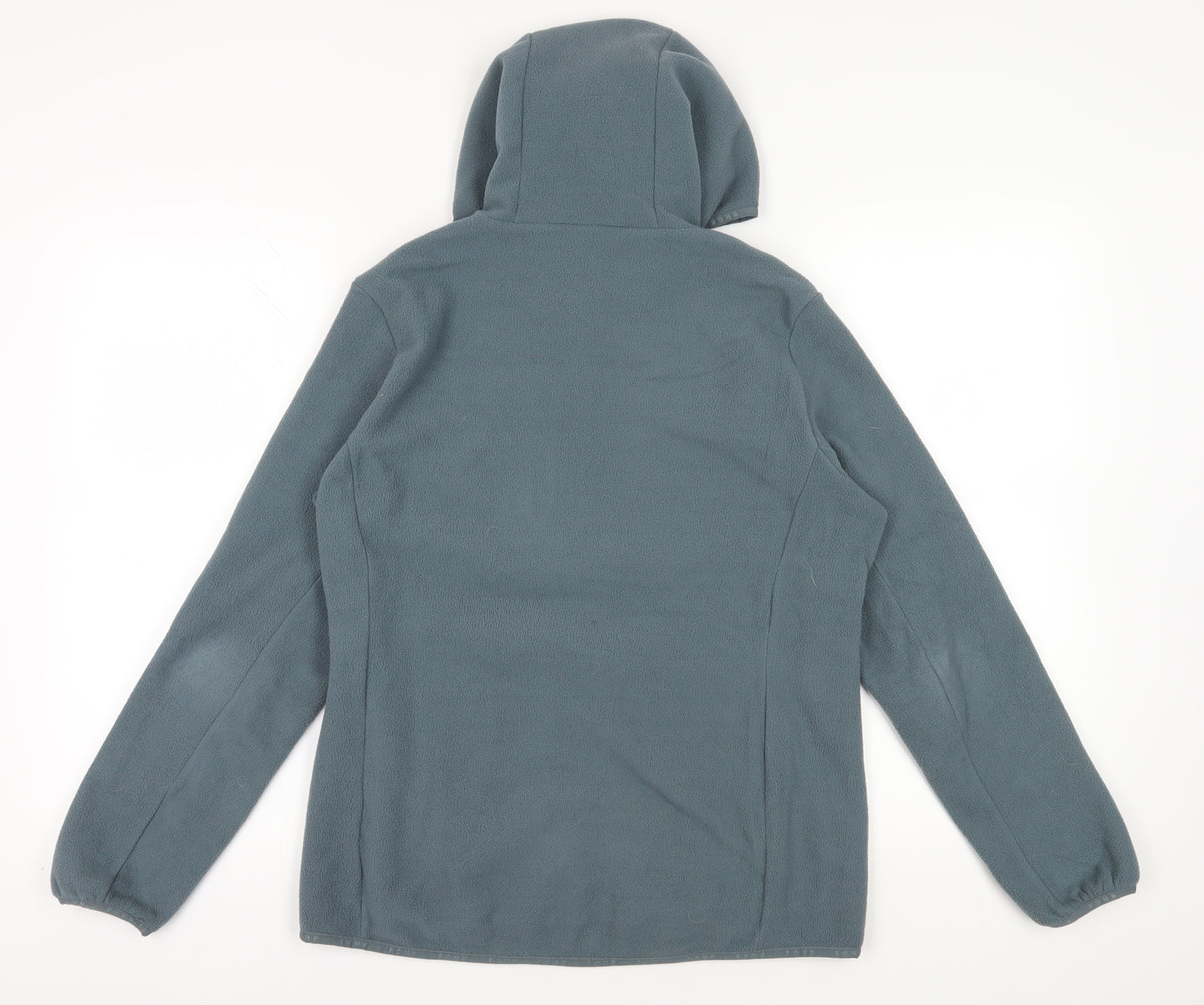 Föhn Grey Hooded Fleece Jacket - Size 14
