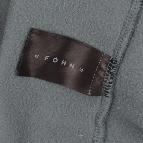 Föhn Grey Hooded Fleece Jacket - Size 14
