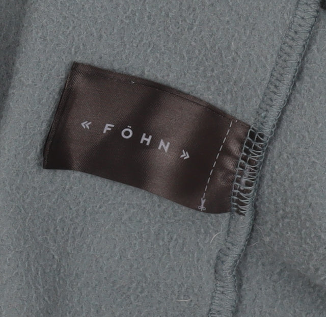 Föhn Grey Hooded Fleece Jacket - Size 14