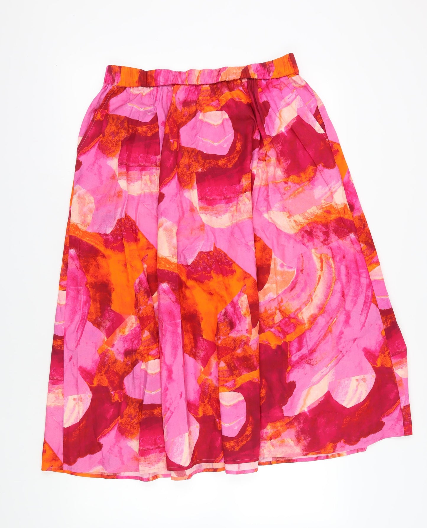 Monsoon Multicoloured A-Line Midi Skirt M