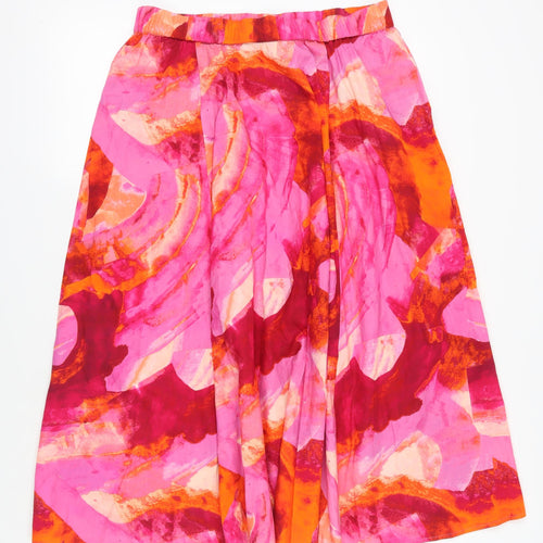 Monsoon Multicoloured A-Line Midi Skirt M