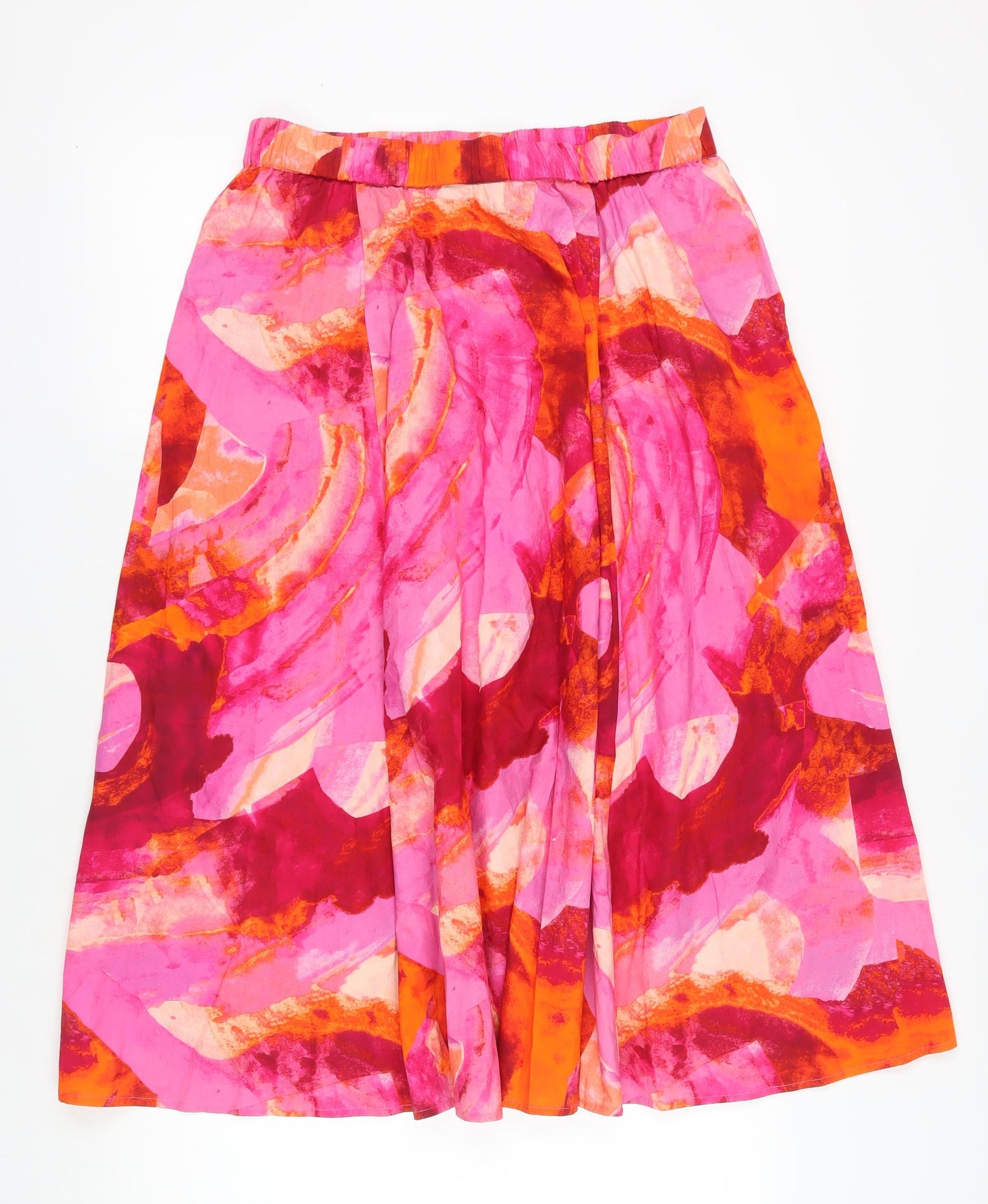 Monsoon Multicoloured A-Line Midi Skirt M