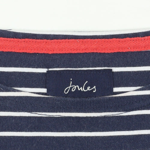 Joules Floral Striped Jersey T-Shirt, Size 12