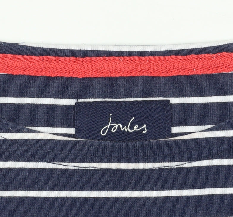 Joules Floral Striped Jersey T-Shirt, Size 12