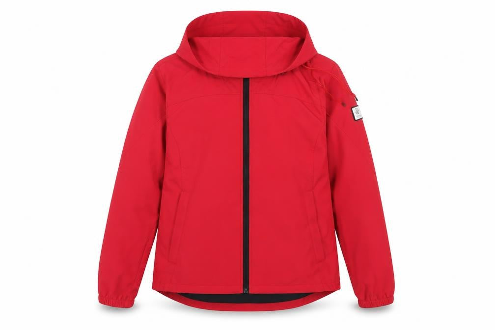 Front view of Blueplace Red XL Women's Hooded Casual Jacket