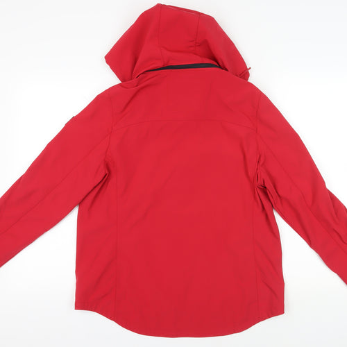 Blueplace Red XL Women's Hooded Casual Jacket